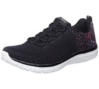 Skechers Damen Sneaker Virtue – schwarz/pink – Größe 40 EU