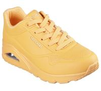 Skechers Damen Womens UNO-Stand on Air Sneaker, Orange/Abendrot im Zickzackmuster (Sunset Chevron), 38 EU