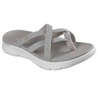 Zehentrenner SKECHERS "GO WALK FLEX SANDAL-SSSELENA", Herren, Gr. 41, taupe, Textil, Schuhe Zehentrenner, Sommerschuh, Strandschuh, Sandale, Badeschuh mit Komfortfußbett (26464513-41) taupe