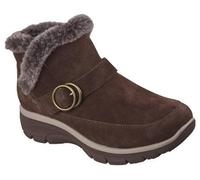 Skechers Damenschuhe Winterstiefelette Easy Going Cozy Weather 4 Warmfutter Veloursleder Braun Gr. 38