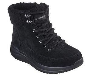 Skechers Damenschuhe Klassische Stiefel Schwarz Schwarz - Gr. - 37