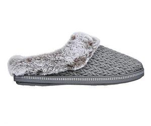 Skechers Damenschuhe Pantoletten Grau Grau - Gr. - 38