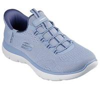 Skechers Damen Low-Top Sneaker Summits Dream Chaser, Frauen Sneakers,Turnschuhe,Laufschuhe,Slipper,Schlupfschuhe,Slip-ons,Blau,40 EU