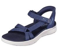 Skechers Go Walk Flex Illuminate Damen Sandalen marineblau - 41