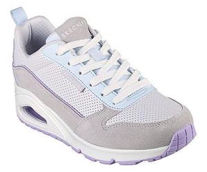Skechers Damenschuhe Trainings- & Hallenschuhe Grau Grau - Gr. - 41