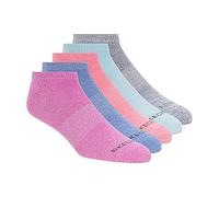 Skechers Damensocken Low Cut – 5er-Pack, niedrig geschnitten, Blau/Rosa Grapefruit, 42-44.5 EU
