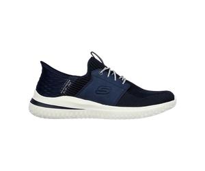 Skechers Delson 3.0 Schuhe blau navy Slip-Ins 210650 für Herren, blau, Größe 40 EU