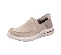 Skechers Delson 3.0 Chadwick Mokassin für Herren, Taupe Knit, 46 EU