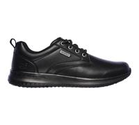 Skechers Men's Delson-Antigo Trainers, Black (Black Leather Bbk), 10 UK (45 EU)