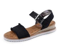 Skechers Desert Kiss-Adobe Princess Damen-Sandalen, Schwarz, 40 EU
