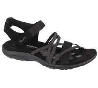 Sandale SKECHERS "REGGAE SLIM-" Gr. 40, schwarz Damen Schuhe Sandalen Sommerschuh, Sandalette, Klettschuh, mit Memory Foam (98701856-40)