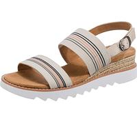Skechers Sporty Double Strap Sling Back Damen Sandale Sandalette Sommerschuhe beige 113863 NTMT Slipper SIZE,37|40