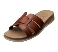 Skechers Desert KISS Low Peak Look, Damen Schiebe-Sandalen, Chestnut,