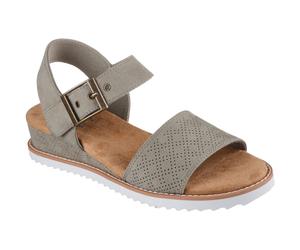 Skechers Desert Kiss Serendipitous Polyester Damen Oliv Sandalen EU 40,5 / UK 7