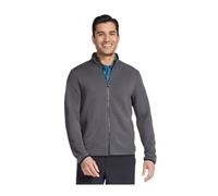 Skechers Herren Kapuzenpullover The Hoodless Ottoman Jacke Schwarz/Grau Größe M