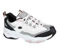 Skechers D'Lites 4.0 - Fresh Diva Sneaker in Weiss/Schwarz/Rosa, Größe 39