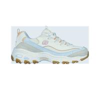 Skechers Damen Bold Views D'LITES KÜHNE ANSICHTEN, Natural Leather/Mesh/Multi Trim, 41 EU