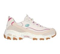 Skechers D'Lites Damen Sneaker Fresh Start 35.5 EU | Sportlicher Schnürschuh mit Leder und Synthetik | Air-Cooled Memory Foam | Komfort und Stil in Einem