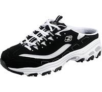 Skechers D'Lites Full Bliss Damen Sabot Schwarz/Weiß, Schuhgröße:EUR 38