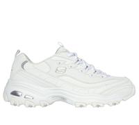 Skechers D'Lites - Play On Sneaker in Weiss/Silber, Größe 37.5
