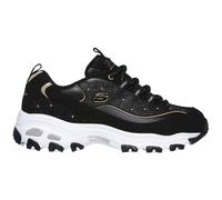 SKECHERS Damen Sneaker 'D'lites' schwarz / weiß, Größe 40, 4115977 Schwarz / Weiß 40