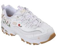 Skechers D'Lites-Spring Bloom für Damen, Weiss/opulenter Garten, 5