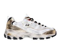 Skechers Damen-Sneaker D'Lites Weißes Leder mit Zierteilen 40 EU