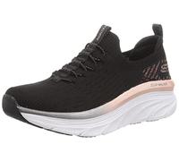 Skechers D'LUX Walker, Damen Sneakers, Schwarz, 35.5 EU