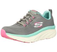 Skechers Damen D'LUX Walker-Fresh Finesse Sneakers,Sports Shoes, Grey, 36 EU