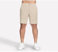 Skechers Downtown Cargo 9 Inch Shorts in Nature Brown/Gray, Größe Medium