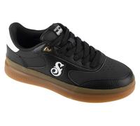Skechers Duraleather Lace Up Snoop Cupsole Sneaker 251200-BKW, Men Sneakers, Black, 40 EU