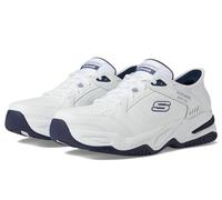 Skechers Durham Herren-Sneaker zum Reinschlüpfen, Weiss/opulenter Garten, 41 EU