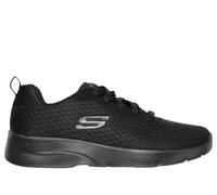 Sneaker SKECHERS "Dynamight 2.0 - Eye to Eye", Damen, Gr. 38, schwarz, Lederimitat, Textil, Schuhe Sneaker, Freizeitschuh, Halbschuh, Schnürschuh mit Memory Foam (76803826-38) schwarz