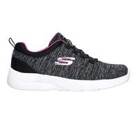 Slip-On Sneaker SKECHERS "DYNAMIGHT 2.0-IN A FLASH", Damen, Gr. 38, schwarz (schwarz, pink), Synthetik, Textil, Schuhe, Slipper, Freizeitschuh, Komfortschuh für Maschinenwäsche geeignet (89584932-38) 