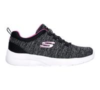 Slip-On Sneaker SKECHERS "DYNAMIGHT 2.0-IN A FLASH", Damen, Gr. 39, schwarz (schwarz, pink), Synthetik, Textil, Schuhe, Slipper, Freizeitschuh, Komfortschuh für Maschinenwäsche geeignet (89584932-39)