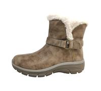 Winterstiefel SKECHERS "EASY GOING-DREAMERS MOVE" Gr. 37, grau (taupe, braun) Damen Schuhe (38694832-37) taupe, braun