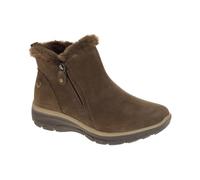 Skechers EASY GOING - HIGH ZIP 2 Damen Winterstiefel, braun, größe 40