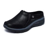 Skechers Easy Going Damen Latte-2Pantoletten, Schwarz, 7.5