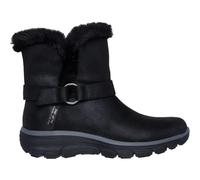 Skechers Damen Stiefel Easy Going Dreamers Move Schwarz Microleder Schnallenbesatz Gr. 38