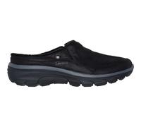 Clog SKECHERS "EASY GOING-LATTE 2", Damen, Gr. 37, schwarz, Lederimitat, Basic, Schuhe Clog, Pantoffel, Slipper, Hausschuh mit Warmfutter (17623854-37) schwarz