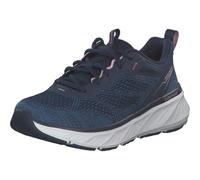 Skechers Edgeride-Sneaker für Damen, Marineblauer Strick, rosa Besatz, 36 EU