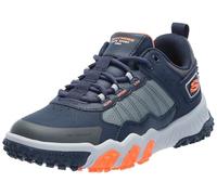 Skechers Elite Sport Field Sneaker für Jungen, Navy Charcoal Synthetic Textile Orange, 12 UK Child