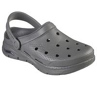 Skechers Erkek Arch Fit Foamies - Valiant Terlik, Gri, 44 EU