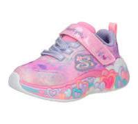 Skechers Jungen Mädchen Eternal Heart Lights Sneaker, Pink, 25 EU