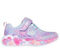 Skechers Eternal Heart Lights Sneaker für Mädchen, Lavendel-Minzgrün, 27 EU