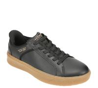 Skechers EU Herren Slipper Court Break - Double Vented, Männer Slip-On,Men's,man,Slipper,Mokassins,Halbschuhe,Slides,Schwarz,46 EU