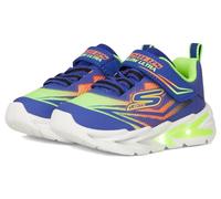Skechers Sportschuhe Flex Glow Ultra Narrow Blink-Klettschuh Gr. 23 Blau/Lime/Orange