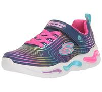Skechers Flutter Heart Lights - Simple Amor 302677L-NVMT, Girl winter boots,boots, navy, 33 EU