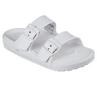 Skechers Foamies: Arch Fit Cali Breeze 2.0 Slide Sandalen für Damen, Weiß, 39 EU