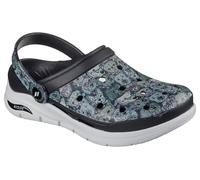 Skechers Foamies Arch Fit Cool Pups Clog für Damen, Schwarz/Multi, 39 EU